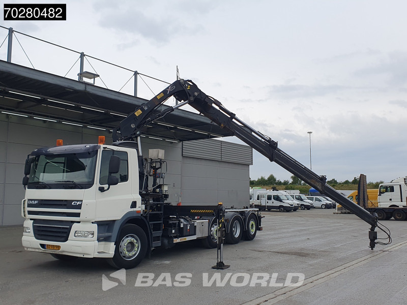 DAF CF85.360 8X2 NL-Truck Hiab 211 E-3 Hipro Kran 21tons Multilift Lift+steering Euro 5 - شاحنة ذات خطاف, شاحنة كرين: صورة 5 DAF CF85.360 8X2 NL-Truck Hiab 211 E-3 Hipro Kran 21tons Multilift Lift+steering Euro 5 - شاحنة ذات خطاف, شاحنة كرين: صورة 5