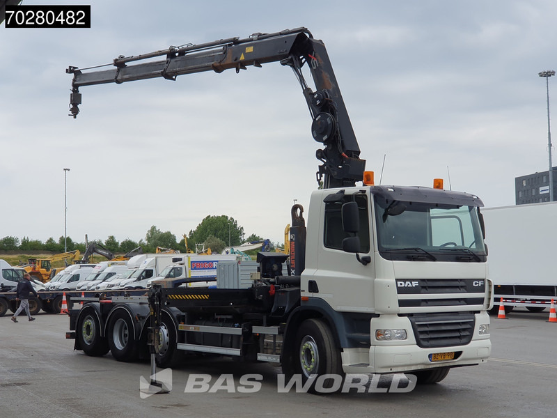 DAF CF85.360 8X2 NL-Truck Hiab 211 E-3 Hipro Kran 21tons Multilift Lift+steering Euro 5 - شاحنة ذات خطاف, شاحنة كرين: صورة 3 DAF CF85.360 8X2 NL-Truck Hiab 211 E-3 Hipro Kran 21tons Multilift Lift+steering Euro 5 - شاحنة ذات خطاف, شاحنة كرين: صورة 3