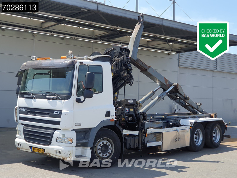 DAF CF85.360 CF 6X2 NL-Truck Hiab 211 EP-4 HIDUO Crane + Hooklift Liftachse Euro 5 - شاحنة ذات خطاف, شاحنة كرين: صورة 1 DAF CF85.360 CF 6X2 NL-Truck Hiab 211 EP-4 HIDUO Crane + Hooklift Liftachse Euro 5 - شاحنة ذات خطاف, شاحنة كرين: صورة 1