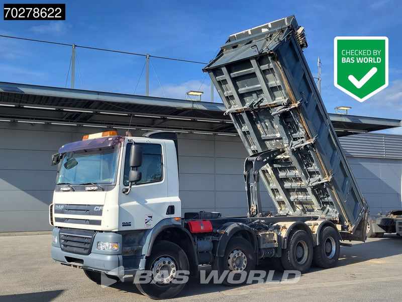 DAF CF85.410 8X4 13m3 Meiller 2-side tipper Big-Axle steel suspension Automatic Euro 4 - شاحنة قلاب: صورة 1 DAF CF85.410 8X4 13m3 Meiller 2-side tipper Big-Axle steel suspension Automatic Euro 4 - شاحنة قلاب: صورة 1