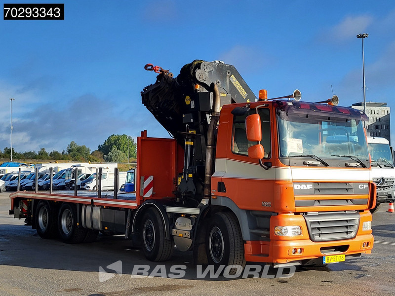شاحنات مسطحة, شاحنة كرين DAF CF85.460 8X4 NL-Truck Palfinger PK 85002 Crane Big-Axle Manual Euro 5: صورة 12