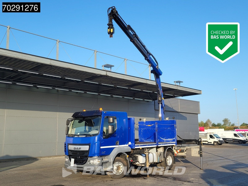 DAF LF 260 LF 4X2 HIAB 111 B-2 Hiduo Crane Automatic ACC Euro 6 - شاحنات مسطحة, شاحنة كرين: صورة 1 DAF LF 260 LF 4X2 HIAB 111 B-2 Hiduo Crane Automatic ACC Euro 6 - شاحنات مسطحة, شاحنة كرين: صورة 1