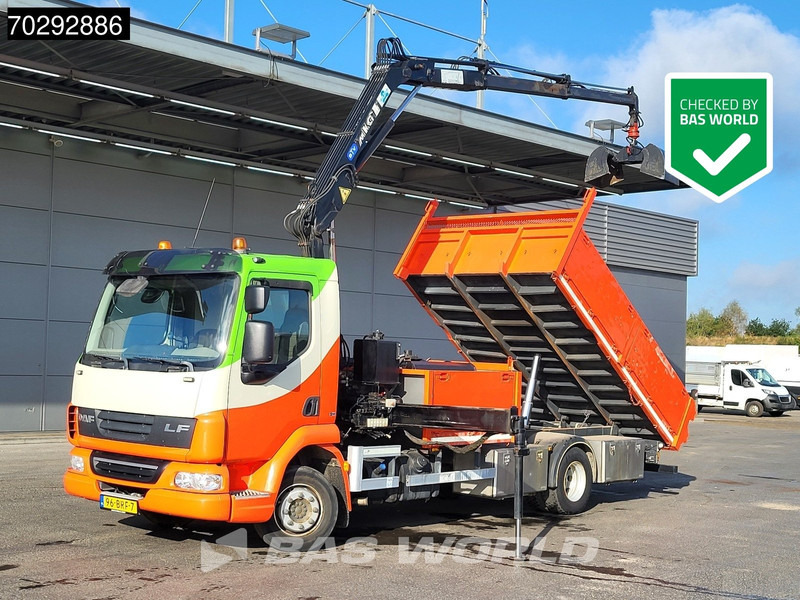 DAF LF45.210 LF 4X2 MKG HLK 66 Crane Kran 5m3 tipper Manual Euro 5 - شاحنة قلاب, شاحنة كرين: صورة 1 DAF LF45.210 LF 4X2 MKG HLK 66 Crane Kran 5m3 tipper Manual Euro 5 - شاحنة قلاب, شاحنة كرين: صورة 1