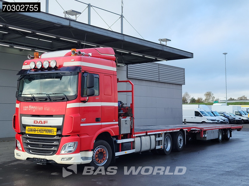 DAF XF 440 XF 6X2 NL-Truck Transporter APK HMF 900-K2 crane Winch Lift-Lenkachse Euro 6 - شاحنات مسطحة, شاحنة كرين: صورة 5 DAF XF 440 XF 6X2 NL-Truck Transporter APK HMF 900-K2 crane Winch Lift-Lenkachse Euro 6 - شاحنات مسطحة, شاحنة كرين: صورة 5