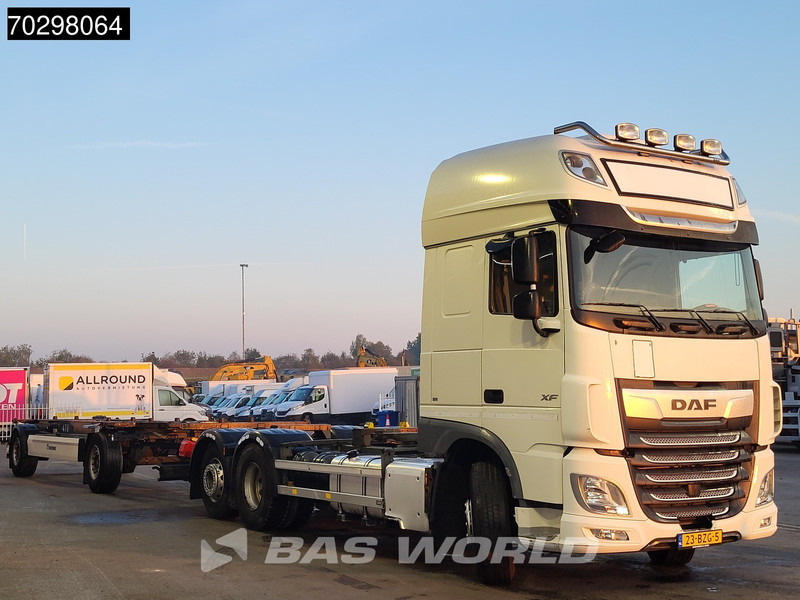 DAF XF 450 XF 6X2 NL-Truck Combi Retarder 2xTanks Lift-axle Standairco ACC Euro 6 - شاحنات الحاويات / جسم علوي قابل للتغيير شاحنة: صورة 3 DAF XF 450 XF 6X2 NL-Truck Combi Retarder 2xTanks Lift-axle Standairco ACC Euro 6 - شاحنات الحاويات / جسم علوي قابل للتغيير شاحنة: صورة 3