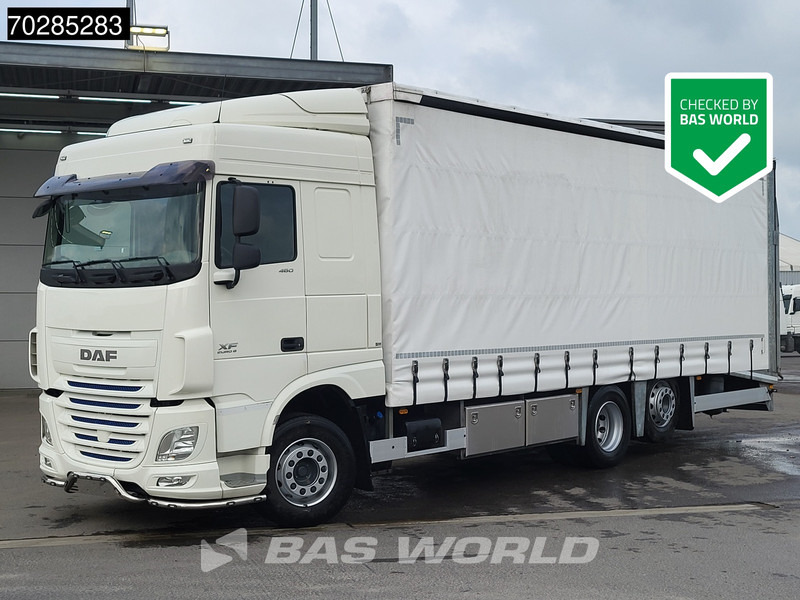 DAF XF 460 6X2 Machine Transporter hydraulic ramp Retarder Lift+Lenkasche Euro 6 - شاحنة نقل سيارات شاحنة: صورة 3 DAF XF 460 6X2 Machine Transporter hydraulic ramp Retarder Lift+Lenkasche Euro 6 - شاحنة نقل سيارات شاحنة: صورة 3