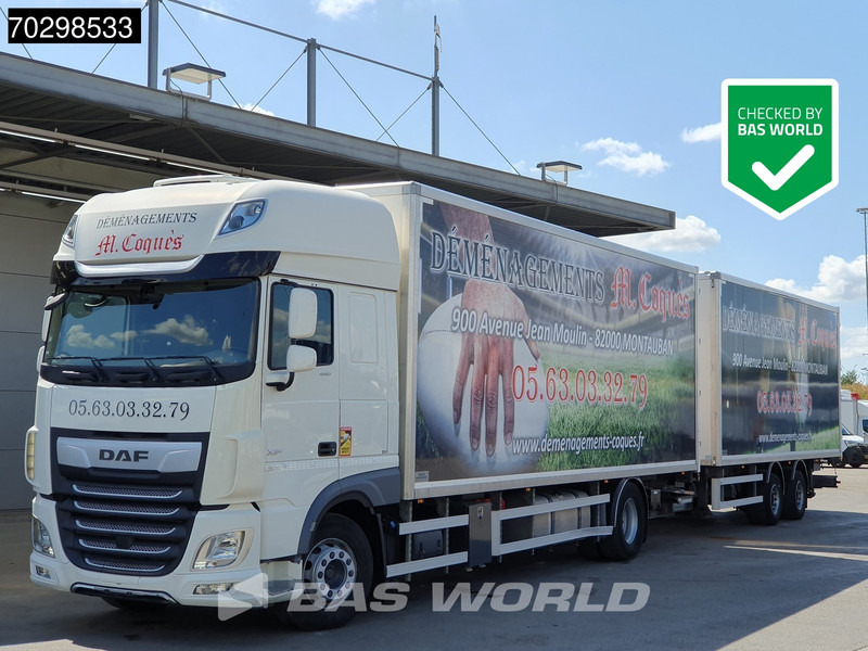 DAF XF 480 4X2 NL Combi 1500kg Ladebordwand Retarder Standklima Automatic ACC Euro 6 - شاحنة مقفلة: صورة 1 DAF XF 480 4X2 NL Combi 1500kg Ladebordwand Retarder Standklima Automatic ACC Euro 6 - شاحنة مقفلة: صورة 1