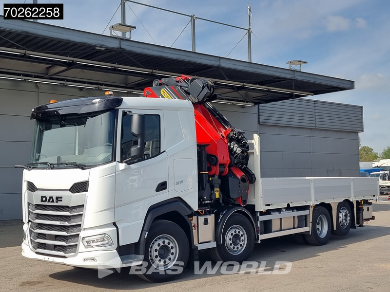 DAF XF 530 8X2 NEW Palfinger PK580 TEC Kran Crane Fly-Jib Winch Lift+Lenkasche Retarder - شاحنات مسطحة, شاحنة كرين: صورة 1 DAF XF 530 8X2 NEW Palfinger PK580 TEC Kran Crane Fly-Jib Winch Lift+Lenkasche Retarder - شاحنات مسطحة, شاحنة كرين: صورة 1