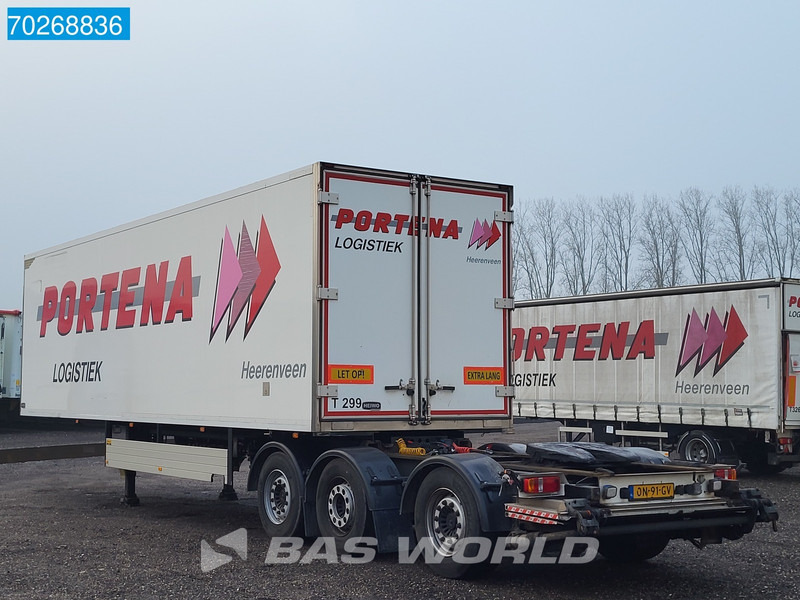 نصف مقطورة صندوق مغلق DRACO TSN 339 3 axles LZV Tailgate Lift-Lenkachse: صورة 12