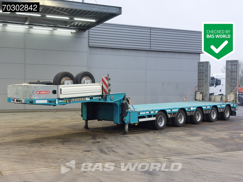De Angelis D4S005 Extendable650cm 5xSteeringaxle Hydraulic Neck Ramps - عربة منخفضة مسطحة نصف مقطورة: صورة 1 De Angelis D4S005 Extendable650cm 5xSteeringaxle Hydraulic Neck Ramps - عربة منخفضة مسطحة نصف مقطورة: صورة 1