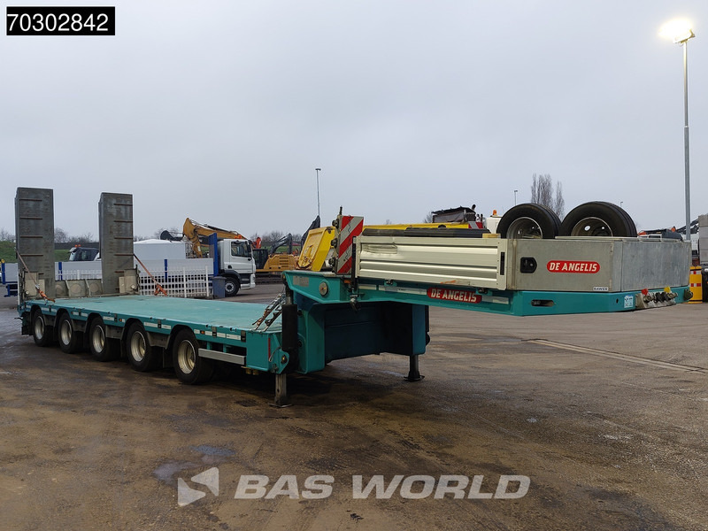 De Angelis D4S005 Extendable650cm 5xSteeringaxle Hydraulic Neck Ramps - عربة منخفضة مسطحة نصف مقطورة: صورة 5 De Angelis D4S005 Extendable650cm 5xSteeringaxle Hydraulic Neck Ramps - عربة منخفضة مسطحة نصف مقطورة: صورة 5