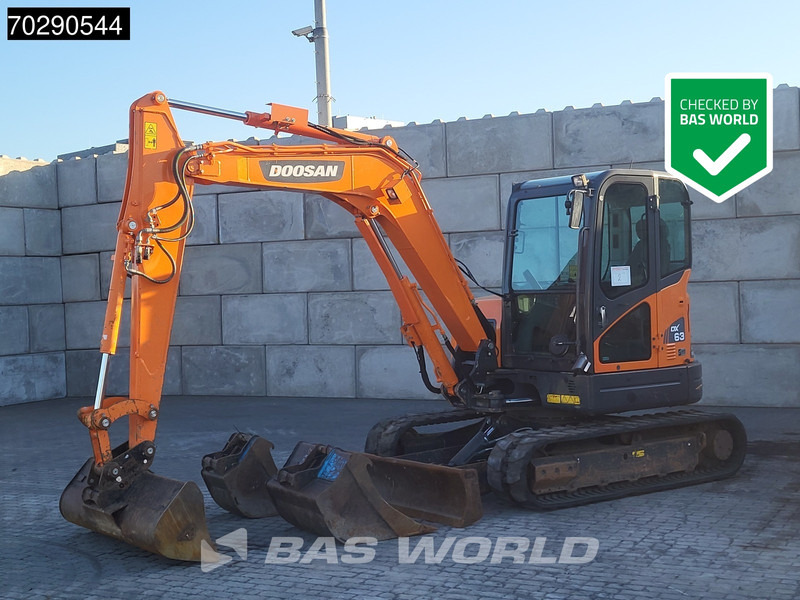 Doosan DX63-3 - حفارة مُصَّغرة: صورة 1 Doosan DX63-3 - حفارة مُصَّغرة: صورة 1