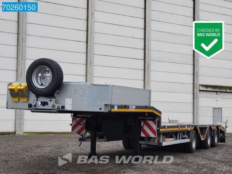Faymonville MAX100-N-3A-9.30-RM 3 axles NEW 475cm Extendable Lift+Lenkachse - عربة منخفضة مسطحة نصف مقطورة: صورة 1 Faymonville MAX100-N-3A-9.30-RM 3 axles NEW 475cm Extendable Lift+Lenkachse - عربة منخفضة مسطحة نصف مقطورة: صورة 1