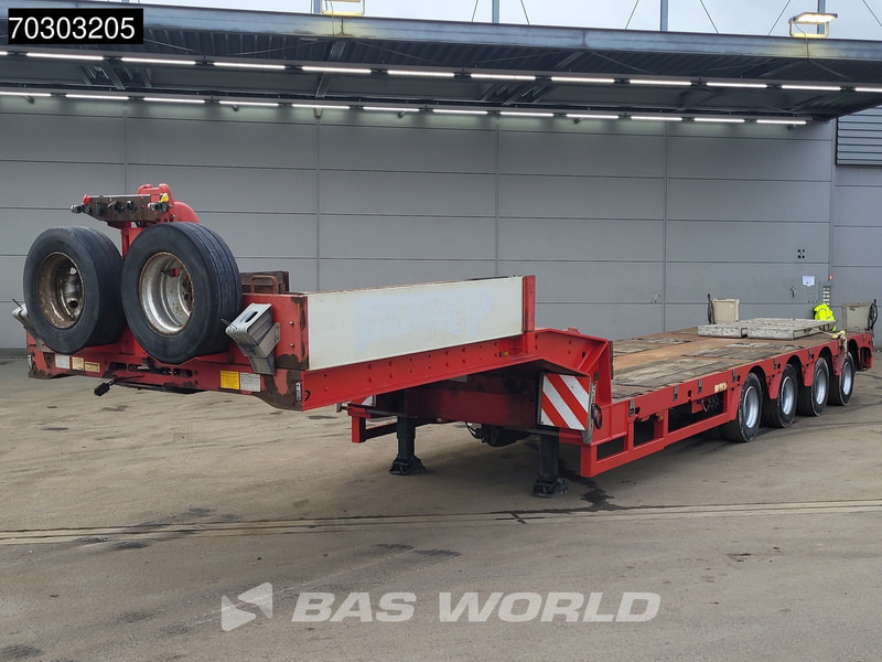 Faymonville TL STN-4A 4 axles Extendable 630cm 2x Steering Axle - عربة منخفضة مسطحة نصف مقطورة: صورة 3 Faymonville TL STN-4A 4 axles Extendable 630cm 2x Steering Axle - عربة منخفضة مسطحة نصف مقطورة: صورة 3