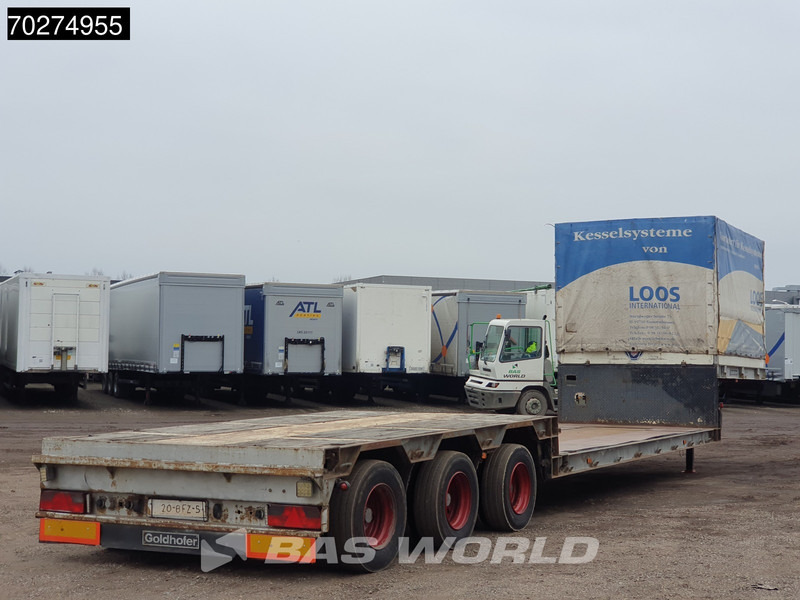 Goldhofer STZ-TL3029/80 3 axles 3xLenkachse Extendable - عربة منخفضة مسطحة نصف مقطورة: صورة 5 Goldhofer STZ-TL3029/80 3 axles 3xLenkachse Extendable - عربة منخفضة مسطحة نصف مقطورة: صورة 5