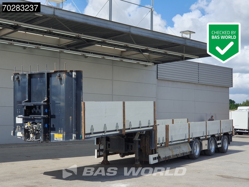 HRD Extendable Lift + Lenkachse - عربة منخفضة مسطحة نصف مقطورة: صورة 1 HRD Extendable Lift + Lenkachse - عربة منخفضة مسطحة نصف مقطورة: صورة 1