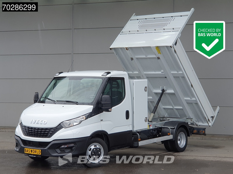 Iveco Daily 35C14 Open Laadbak met Kist Dubbellucht 3,5t Trekhaak Airco Cruise Euro6 Pritsche Pickup Open Box 2m3 A/C Towbar Cruise control - شاحنة مفتوحة: صورة 1 Iveco Daily 35C14 Open Laadbak met Kist Dubbellucht 3,5t Trekhaak Airco Cruise Euro6 Pritsche Pickup Open Box 2m3 A/C Towbar Cruise control - شاحنة مفتوحة: صورة 1