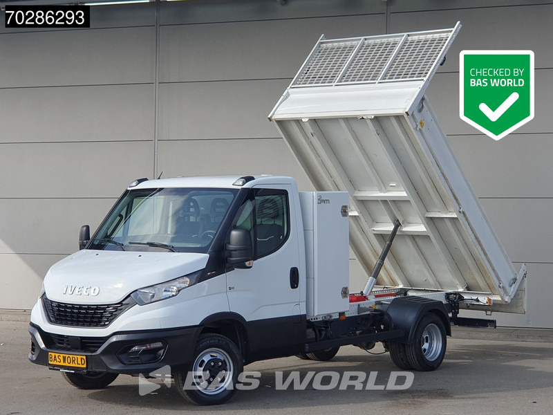 Iveco Daily 35C16 3.0L Open Laadbak met Kist Dubbellucht 3,5t Trekhaak Airco Cruise Euro6 Pritsche Pickup Open Box 2m3 A/C Towbar Cruise con - شاحنة مفتوحة: صورة 1 Iveco Daily 35C16 3.0L Open Laadbak met Kist Dubbellucht 3,5t Trekhaak Airco Cruise Euro6 Pritsche Pickup Open Box 2m3 A/C Towbar Cruise con - شاحنة مفتوحة: صورة 1