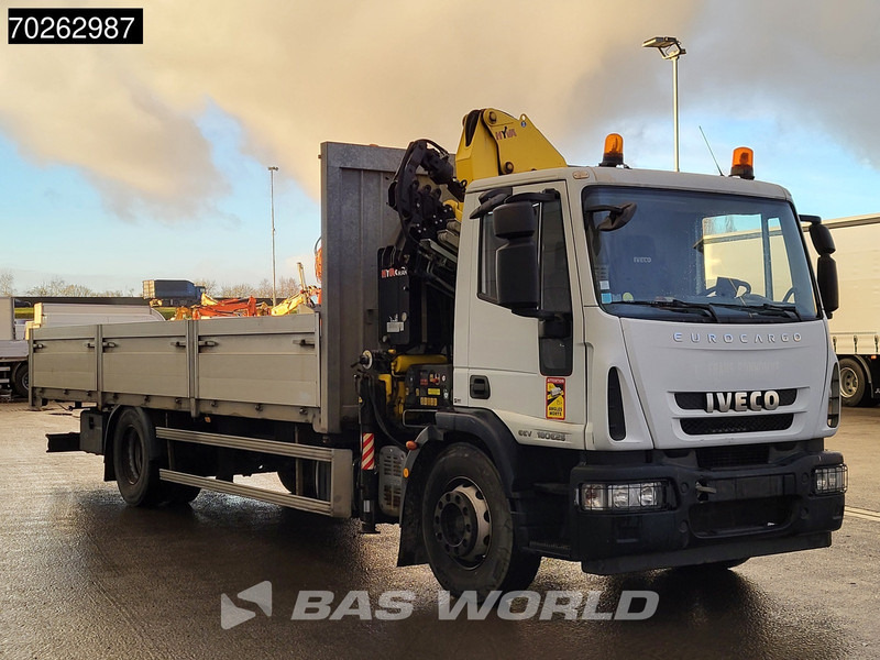 Iveco Eurocargo 180E250 4X2 Engine problems/defect Hyva HB150 XE 3 Kran Euro 5 - شاحنات مسطحة, شاحنة كرين: صورة 3 Iveco Eurocargo 180E250 4X2 Engine problems/defect Hyva HB150 XE 3 Kran Euro 5 - شاحنات مسطحة, شاحنة كرين: صورة 3