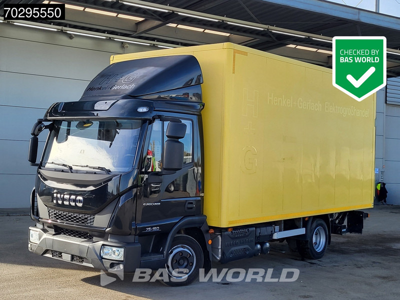 Iveco Eurocargo 75E160 4X2 7.5tonner Automatic 1000kg Ladebordwand Euro 6 - شاحنة مقفلة: صورة 1 Iveco Eurocargo 75E160 4X2 7.5tonner Automatic 1000kg Ladebordwand Euro 6 - شاحنة مقفلة: صورة 1