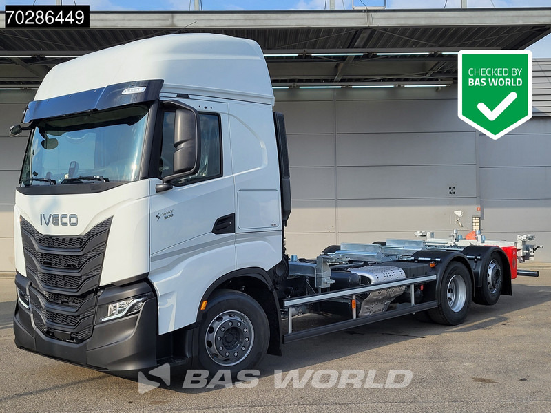 Iveco S-Way 500 6X2 NEW BDF! Lift+Steering Axle ACC Standklima Euro 6 - شاحنات الحاويات / جسم علوي قابل للتغيير شاحنة: صورة 1 Iveco S-Way 500 6X2 NEW BDF! Lift+Steering Axle ACC Standklima Euro 6 - شاحنات الحاويات / جسم علوي قابل للتغيير شاحنة: صورة 1
