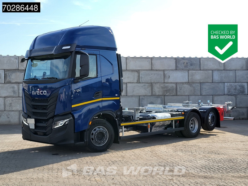 Iveco S-Way 500 6X2 NEW! BDF Lift+steering Axle Automatic Standklima Navi ACC Euro 6 - شاحنات الحاويات / جسم علوي قابل للتغيير شاحنة: صورة 1 Iveco S-Way 500 6X2 NEW! BDF Lift+steering Axle Automatic Standklima Navi ACC Euro 6 - شاحنات الحاويات / جسم علوي قابل للتغيير شاحنة: صورة 1