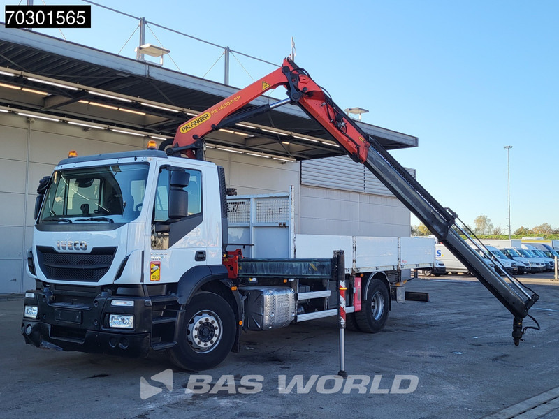 Iveco Stralis 310 4X2 Palfinger PK14002 EH Kran Crane Steel suspension Euro 6 - شاحنات مسطحة, شاحنة كرين: صورة 5 Iveco Stralis 310 4X2 Palfinger PK14002 EH Kran Crane Steel suspension Euro 6 - شاحنات مسطحة, شاحنة كرين: صورة 5