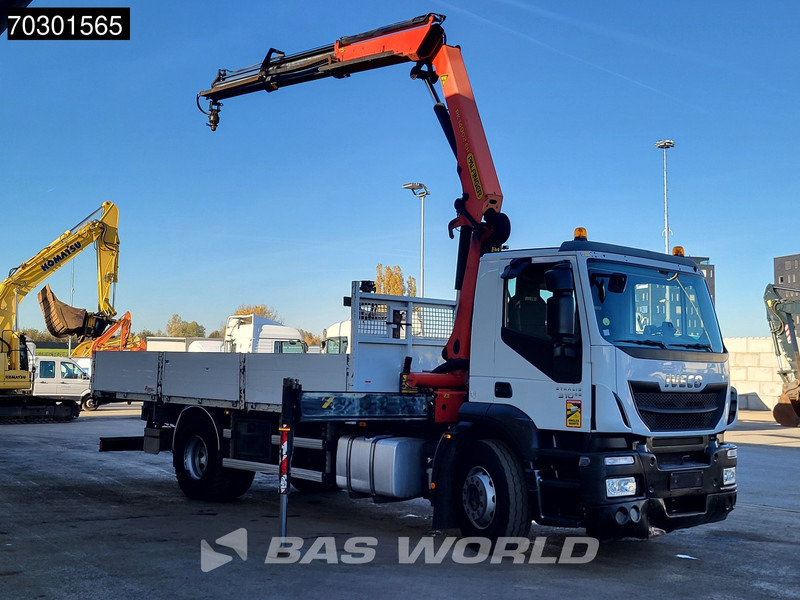 Iveco Stralis 310 4X2 Palfinger PK14002 EH Kran Crane Steel suspension Euro 6 - شاحنات مسطحة, شاحنة كرين: صورة 3 Iveco Stralis 310 4X2 Palfinger PK14002 EH Kran Crane Steel suspension Euro 6 - شاحنات مسطحة, شاحنة كرين: صورة 3