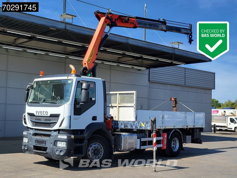 Iveco Stralis 310 4X2 Palfinger PK14502-SH Kran Crane Rotator Steel suspension Euro 6 - شاحنات مسطحة, شاحنة كرين: صورة 1 Iveco Stralis 310 4X2 Palfinger PK14502-SH Kran Crane Rotator Steel suspension Euro 6 - شاحنات مسطحة, شاحنة كرين: صورة 1