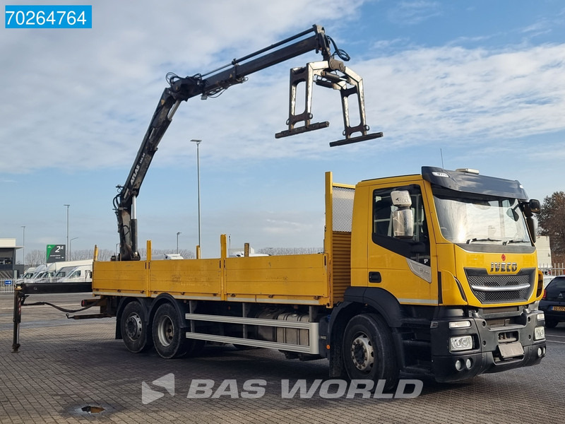 Iveco Stralis 310 6X2 RHD! Atlas 135.2VE-A11 Crane Lift-lenkachse ACC Euro 6 - شاحنات مسطحة, شاحنة كرين: صورة 3 Iveco Stralis 310 6X2 RHD! Atlas 135.2VE-A11 Crane Lift-lenkachse ACC Euro 6 - شاحنات مسطحة, شاحنة كرين: صورة 3