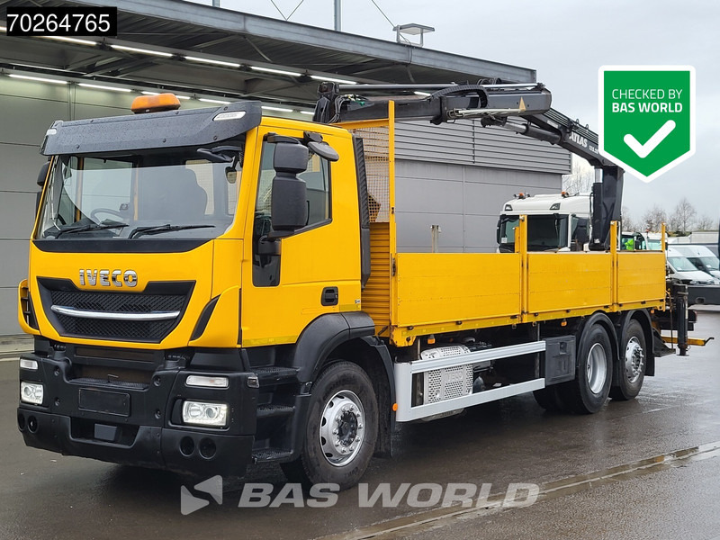 Iveco Stralis 310 6X2 RHD! Lift+Lenkachse Atlas 135.2VE-A11 Kran Crane Euro 6 - شاحنات مسطحة, شاحنة كرين: صورة 1 Iveco Stralis 310 6X2 RHD! Lift+Lenkachse Atlas 135.2VE-A11 Kran Crane Euro 6 - شاحنات مسطحة, شاحنة كرين: صورة 1