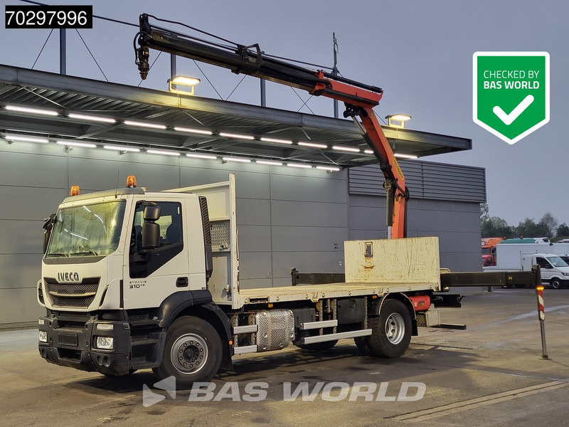 Iveco Stralis 310 Stralis 4X2 Palfinger PK 14002-EH Crane Steelsuspension Automatic Euro 6 - شاحنات مسطحة, شاحنة كرين: صورة 1 Iveco Stralis 310 Stralis 4X2 Palfinger PK 14002-EH Crane Steelsuspension Automatic Euro 6 - شاحنات مسطحة, شاحنة كرين: صورة 1