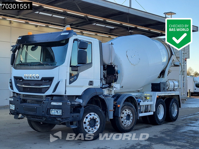Iveco Stralis 400 8X4 9m3 Stetter mixer Steelsuspension Big-Axle Automatic Euro 6 - شاحنة خلاطة خرسانة: صورة 1 Iveco Stralis 400 8X4 9m3 Stetter mixer Steelsuspension Big-Axle Automatic Euro 6 - شاحنة خلاطة خرسانة: صورة 1