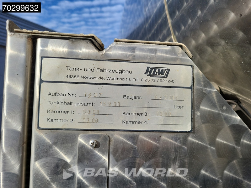 شاحنة صهريج لنقل الوقود Iveco Stralis 460 6X2 15900 LTR Retarder Lift/Steering Axle ACC Euro 6: صورة 19 شاحنة صهريج لنقل الوقود Iveco Stralis 460 6X2 15900 LTR Retarder Lift/Steering Axle ACC Euro 6: صورة 19