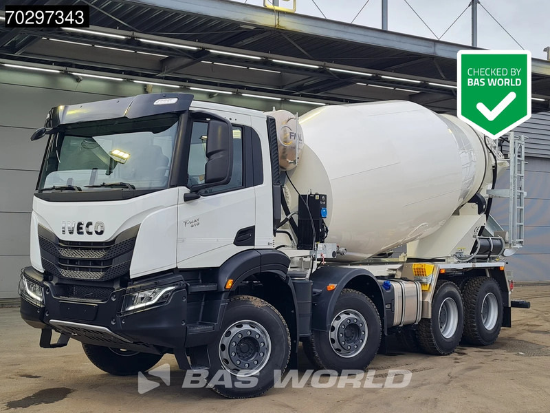 Iveco T-WAY 410 8X4 NEW! 10M3 FML Mixer Full Steel Suspension Automatic Euro 6 - شاحنة خلاطة خرسانة: صورة 1 Iveco T-WAY 410 8X4 NEW! 10M3 FML Mixer Full Steel Suspension Automatic Euro 6 - شاحنة خلاطة خرسانة: صورة 1