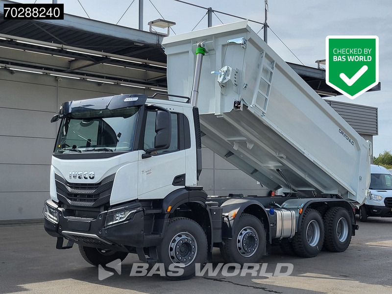 Iveco T-WAY 450 8X4 New! 20m3 Cantoni Tipper Steelsuspension Big-Axle Automatic Euro 6 - شاحنة قلاب: صورة 1 Iveco T-WAY 450 8X4 New! 20m3 Cantoni Tipper Steelsuspension Big-Axle Automatic Euro 6 - شاحنة قلاب: صورة 1