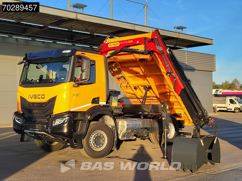 Iveco X-Way 400 4X2 New! Palfinger PK12.501 Crane 6m3 Meiller 3-SideTipper Navi ACC Euro 6 - شاحنة قلاب, شاحنة كرين: صورة 5 Iveco X-Way 400 4X2 New! Palfinger PK12.501 Crane 6m3 Meiller 3-SideTipper Navi ACC Euro 6 - شاحنة قلاب, شاحنة كرين: صورة 5