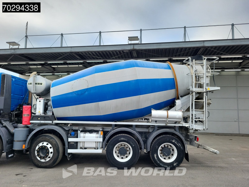 شاحنة خلاطة خرسانة Iveco X-Way 400 X-Way 8X4 Liebherr 9m3 Big-Axle Steelsuspension Euro 6: صورة 12