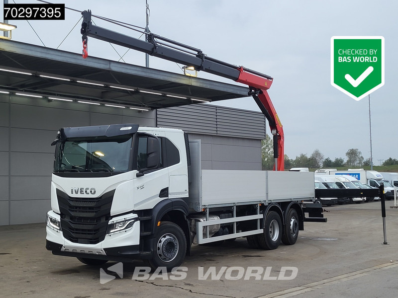 Iveco X-Way 420 6X2 UNUSED Palfinger PK19001 SLD5 Crane Lift+steering-Axle ACC Euro 6 - شاحنات مسطحة, شاحنة كرين: صورة 1 Iveco X-Way 420 6X2 UNUSED Palfinger PK19001 SLD5 Crane Lift+steering-Axle ACC Euro 6 - شاحنات مسطحة, شاحنة كرين: صورة 1