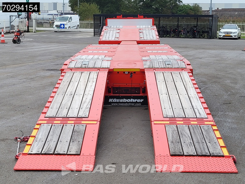 جديدة عربة منخفضة مسطحة نصف مقطورة Kässbohrer Hydraulic Bed 450cm Extendable, Lift+Steering Axle: صورة 9