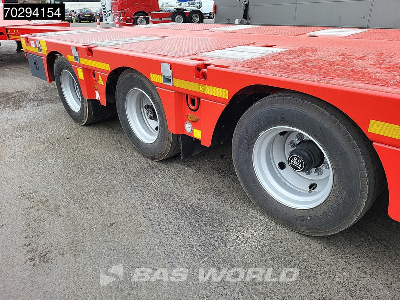 جديدة عربة منخفضة مسطحة نصف مقطورة Kässbohrer Hydraulic Bed 450cm Extendable, Lift+Steering Axle: صورة 19