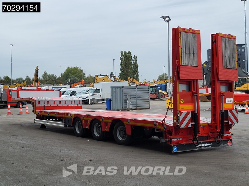 جديدة عربة منخفضة مسطحة نصف مقطورة Kässbohrer Hydraulic Bed 450cm Extendable, Lift+Steering Axle: صورة 13