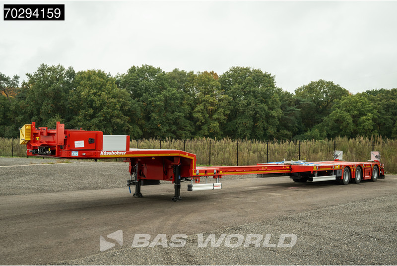 Kässbohrer LB3E 3 axles Extendable 600cm Lift+Steering Axle Scand. - عربة منخفضة مسطحة نصف مقطورة: صورة 2 Kässbohrer LB3E 3 axles Extendable 600cm Lift+Steering Axle Scand. - عربة منخفضة مسطحة نصف مقطورة: صورة 2