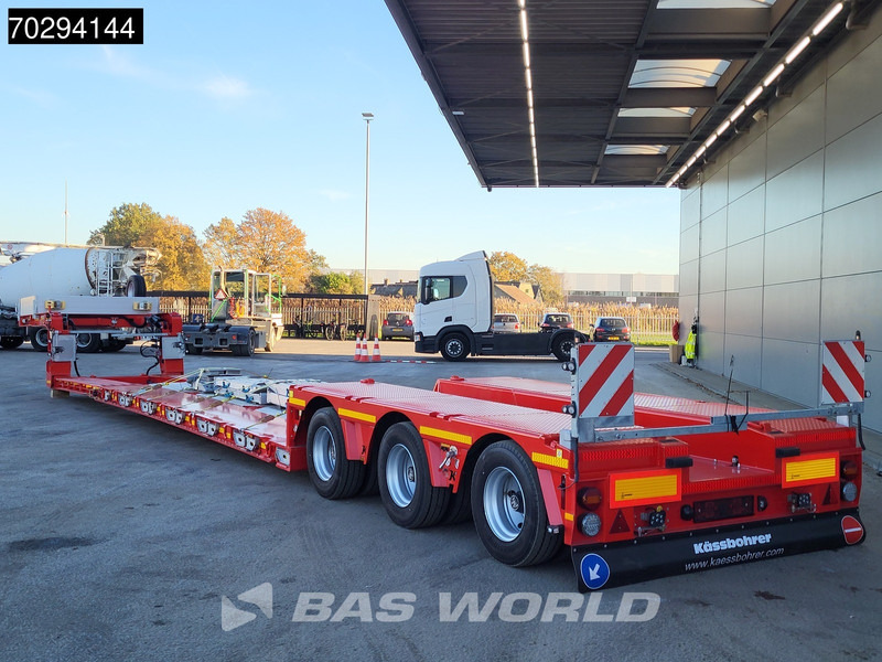 Kässbohrer LB3E 3 axles NEW! Extenable 540cm Gooseneck 3xSteeringaxle - عربة منخفضة مسطحة نصف مقطورة: صورة 3 Kässbohrer LB3E 3 axles NEW! Extenable 540cm Gooseneck 3xSteeringaxle - عربة منخفضة مسطحة نصف مقطورة: صورة 3