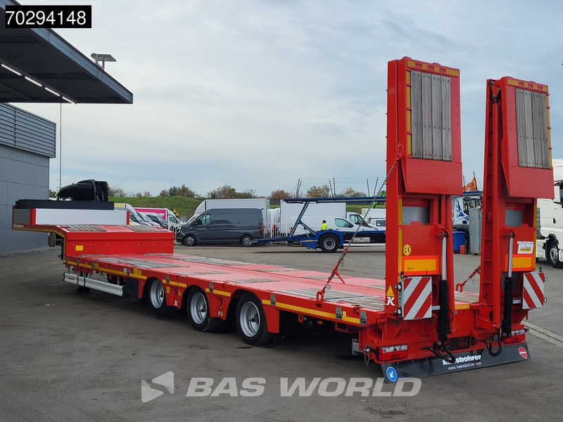 Kässbohrer LB3E 3 axles Steering+Lift Axle Extendable Ramps - عربة منخفضة مسطحة نصف مقطورة: صورة 5 Kässbohrer LB3E 3 axles Steering+Lift Axle Extendable Ramps - عربة منخفضة مسطحة نصف مقطورة: صورة 5