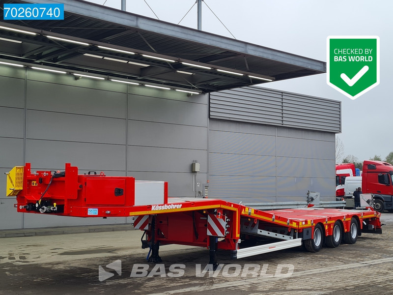 Kässbohrer LB3E Ausziehbar Bis:13,75m Lift+Lenkachse - عربة منخفضة مسطحة نصف مقطورة: صورة 1 Kässbohrer LB3E Ausziehbar Bis:13,75m Lift+Lenkachse - عربة منخفضة مسطحة نصف مقطورة: صورة 1
