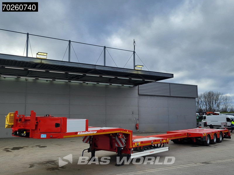 Kässbohrer LB3E Ausziehbar Bis:13,75m Lift+Lenkachse - عربة منخفضة مسطحة نصف مقطورة: صورة 2 Kässbohrer LB3E Ausziehbar Bis:13,75m Lift+Lenkachse - عربة منخفضة مسطحة نصف مقطورة: صورة 2