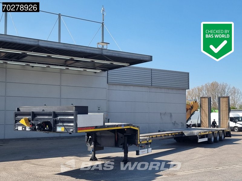 Kässbohrer LB3E Extendable Lift+Lenkachse RAMPS - عربة منخفضة مسطحة نصف مقطورة: صورة 1 Kässbohrer LB3E Extendable Lift+Lenkachse RAMPS - عربة منخفضة مسطحة نصف مقطورة: صورة 1