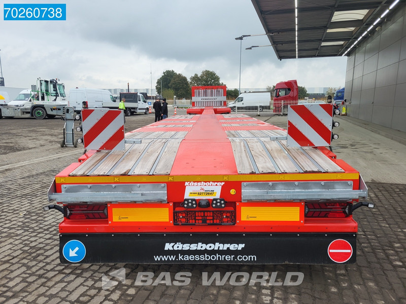 جديدة عربة منخفضة مسطحة نصف مقطورة Kässbohrer LB3E NEU Mega Ausziehbar Lift+Lenkachse: صورة 14