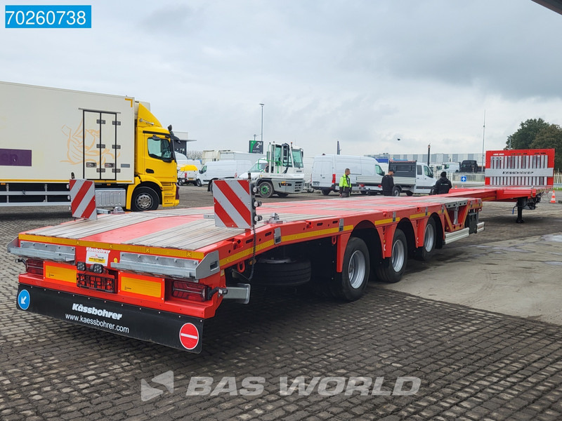 جديدة عربة منخفضة مسطحة نصف مقطورة Kässbohrer LB3E NEU Mega Ausziehbar Lift+Lenkachse: صورة 12